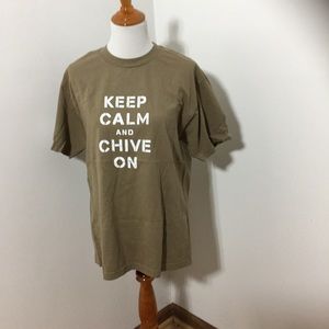 NWOT Chive Tees Size L ,Short Sleeve